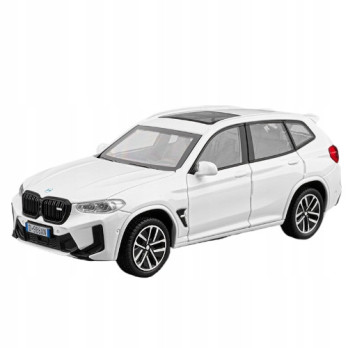 BMW X3M METALOWY MODEL SAMOCHODU 1:32 DŹWIĘK ŚWIATŁO BIAŁY PREZENT