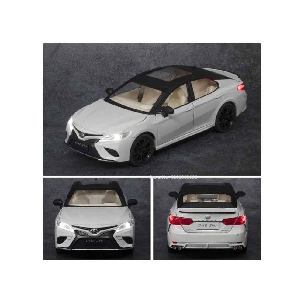 TOYOTA CAMRY METALOWY MODEL SAMOCHODU 1:24 DŹWIĘK ŚWIATŁO BIAŁY