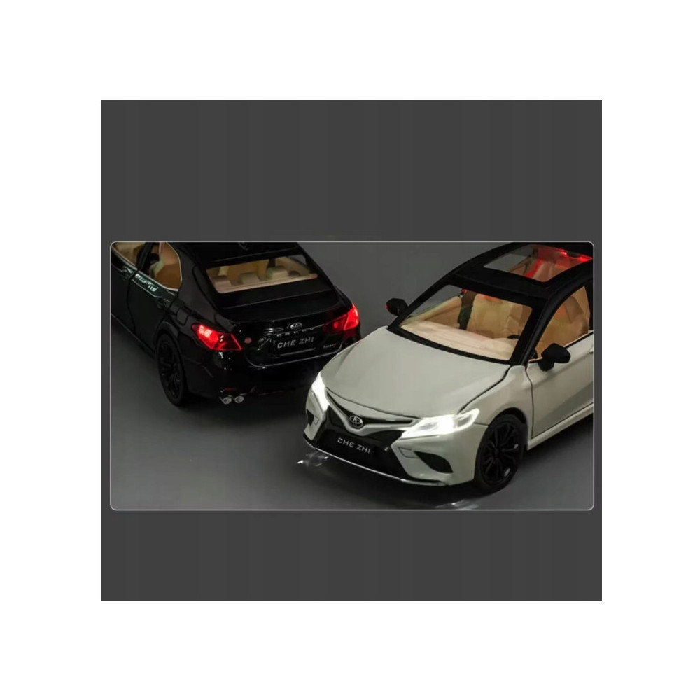 TOYOTA CAMRY METALOWY MODEL SAMOCHODU 1:24 DŹWIĘK ŚWIATŁO BIAŁY