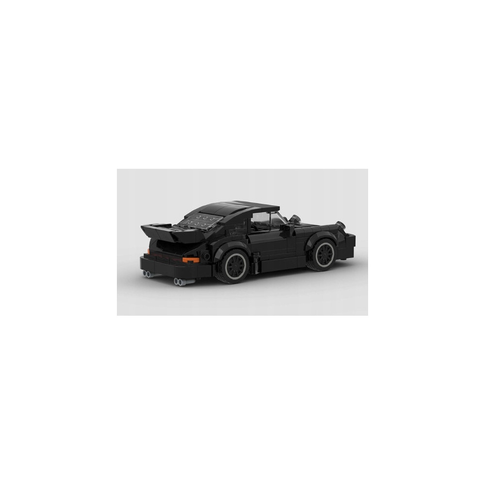 KLOCKI SAMOCHÓD CZARNY SPORTOWY PORSCHE 911 TURBO ZESTAW KLOCKÓW PREZENT
