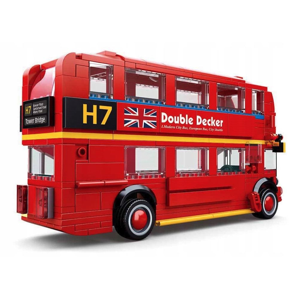 SLUBAN B0708 Londyński Autobus 382 elem. ZESTAW KLOCKÓW KONSTRUKCYJNYCH