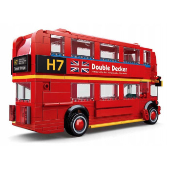 SLUBAN B0708 Londyński Autobus 382 elem. ZESTAW KLOCKÓW KONSTRUKCYJNYCH
