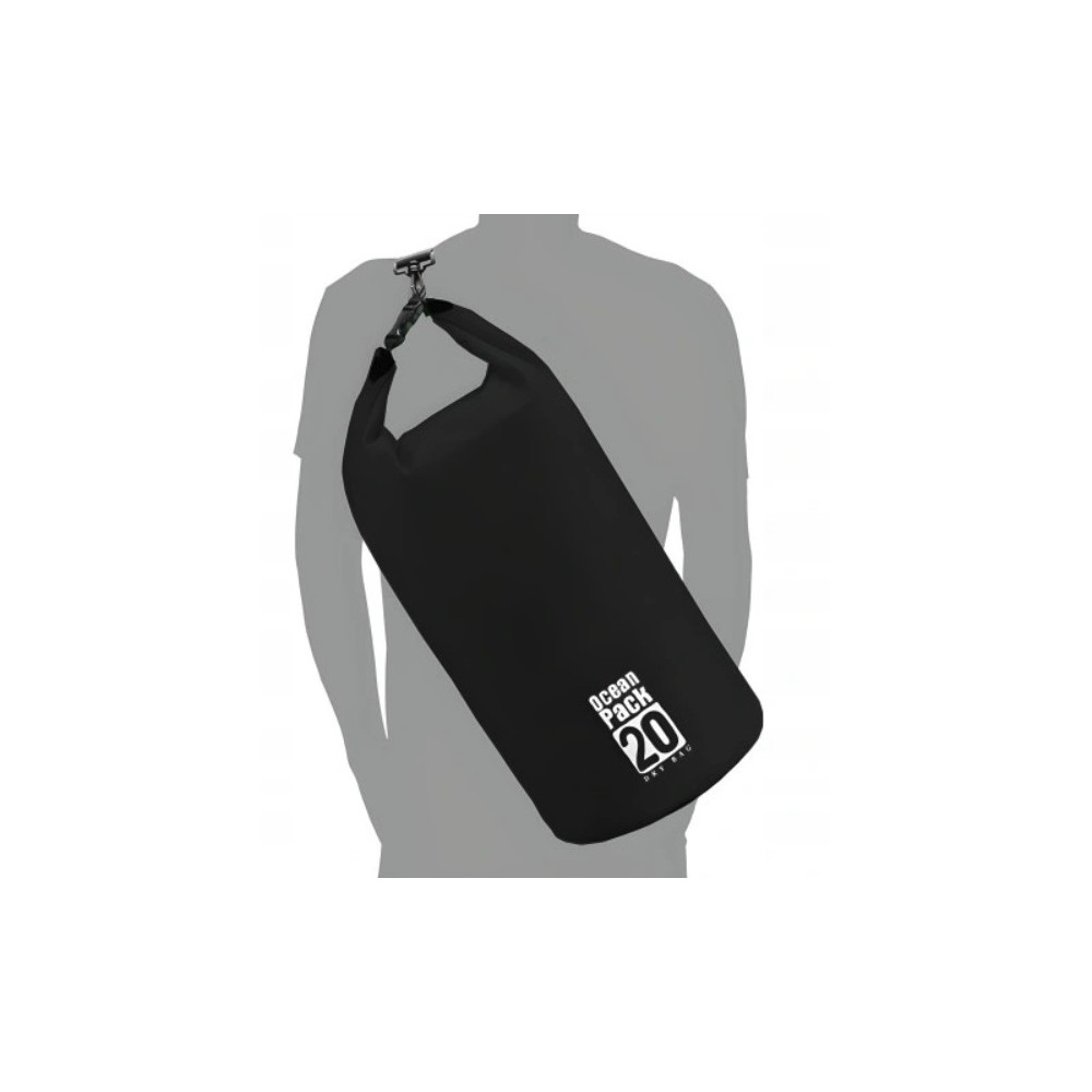 PLECAK WODOODPORNY OCEAN PACK DRY BAG TORBA 20L CZARNA BLACK