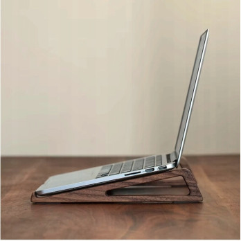 STOJAK DREWNIANY PODSTAWKA POD LAPTOP PRZENOŚNY UCHWYT LAPTOP TABLET