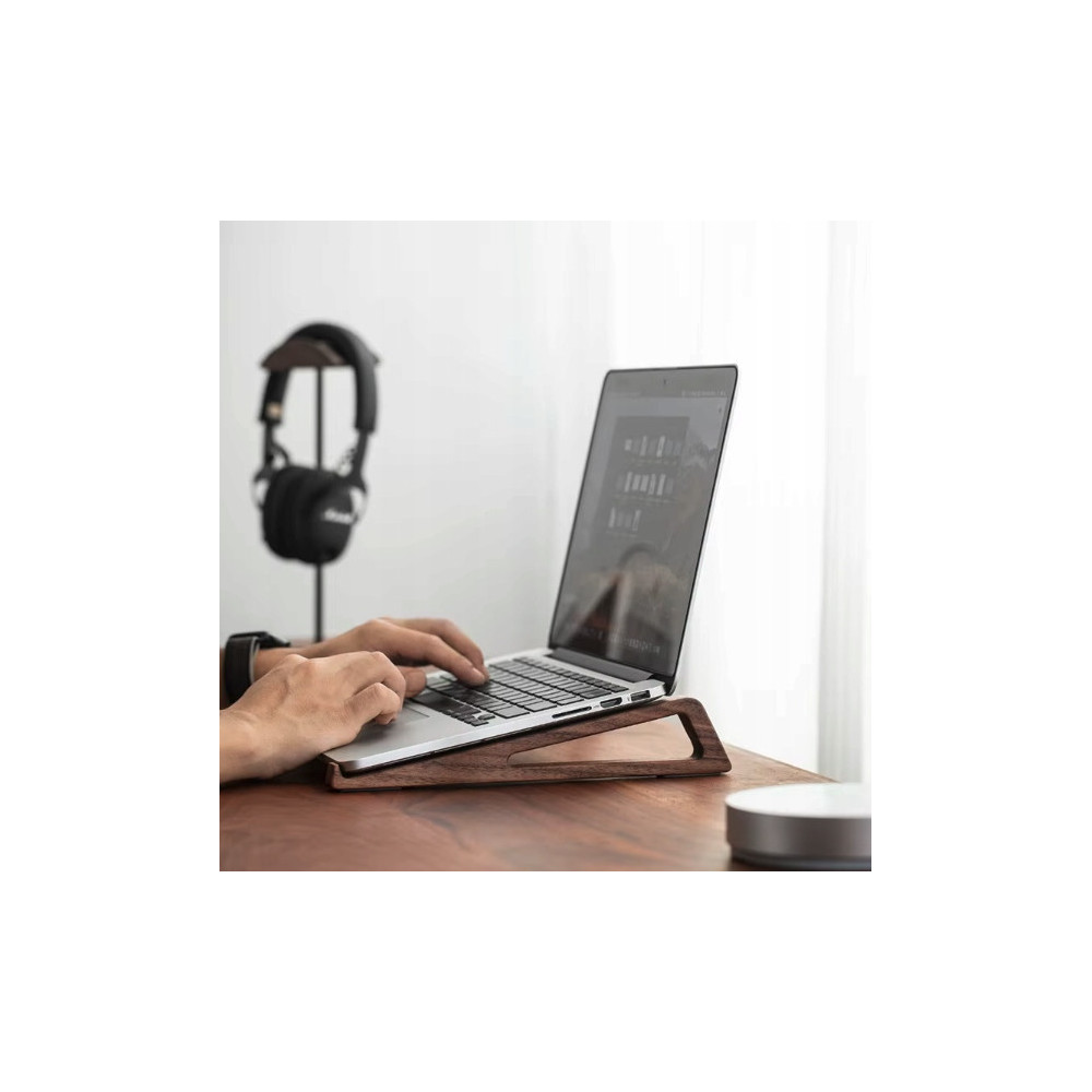 STOJAK DREWNIANY PODSTAWKA POD LAPTOP PRZENOŚNY UCHWYT LAPTOP TABLET