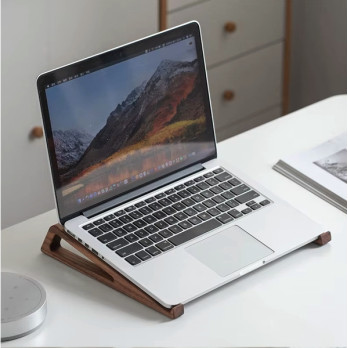 STOJAK DREWNIANY PODSTAWKA POD LAPTOP PRZENOŚNY UCHWYT LAPTOP TABLET