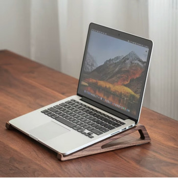 STOJAK DREWNIANY PODSTAWKA POD LAPTOP PRZENOŚNY UCHWYT LAPTOP TABLET