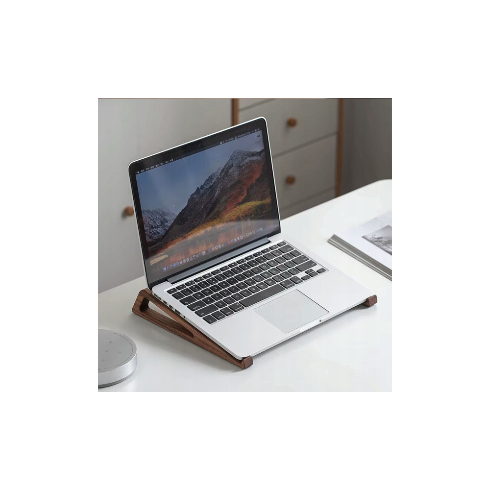 STOJAK DREWNIANY PODSTAWKA POD LAPTOP PRZENOŚNY UCHWYT LAPTOP TABLET