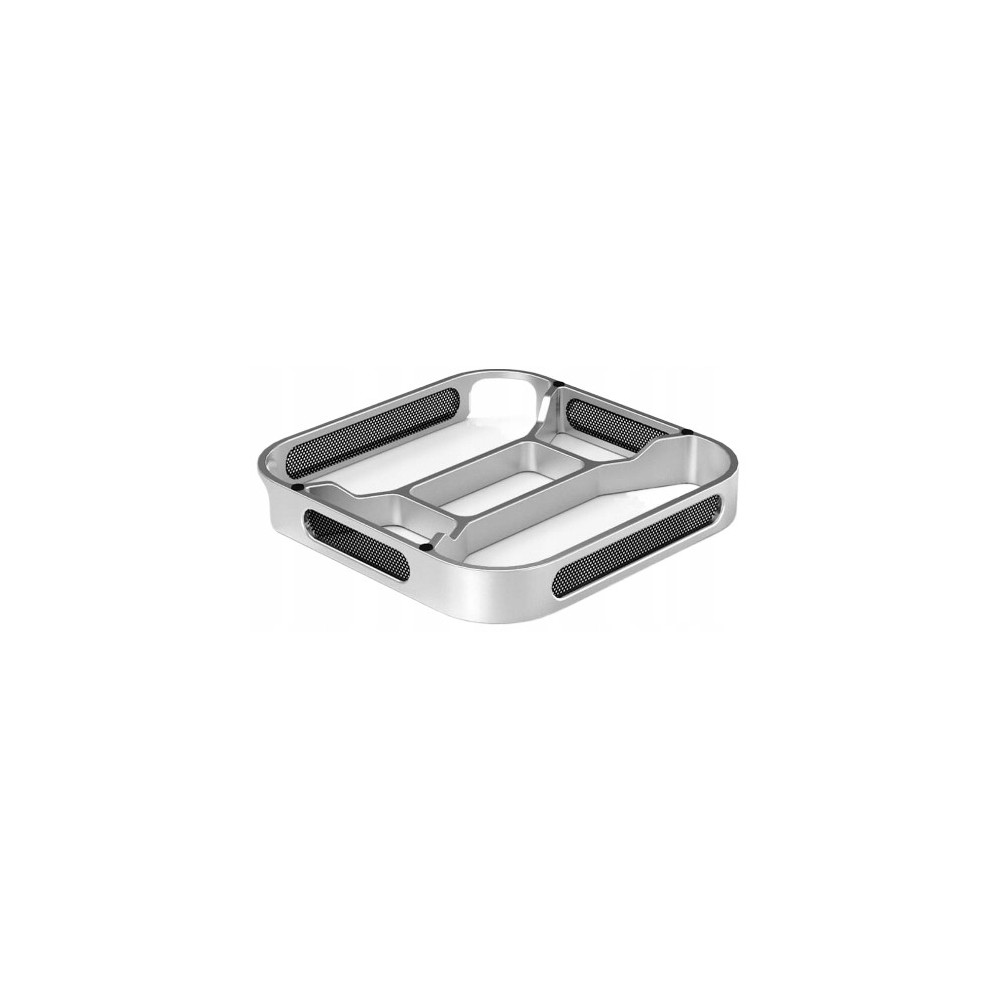 ALUMINIOWY STOJAK METALOWY PODSTAWKA POD iMACA SIATKOWA OSŁONA