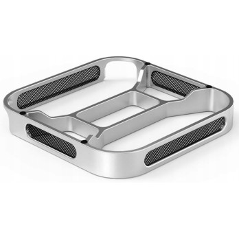 ALUMINIOWY STOJAK METALOWY PODSTAWKA POD iMACA SIATKOWA OSŁONA