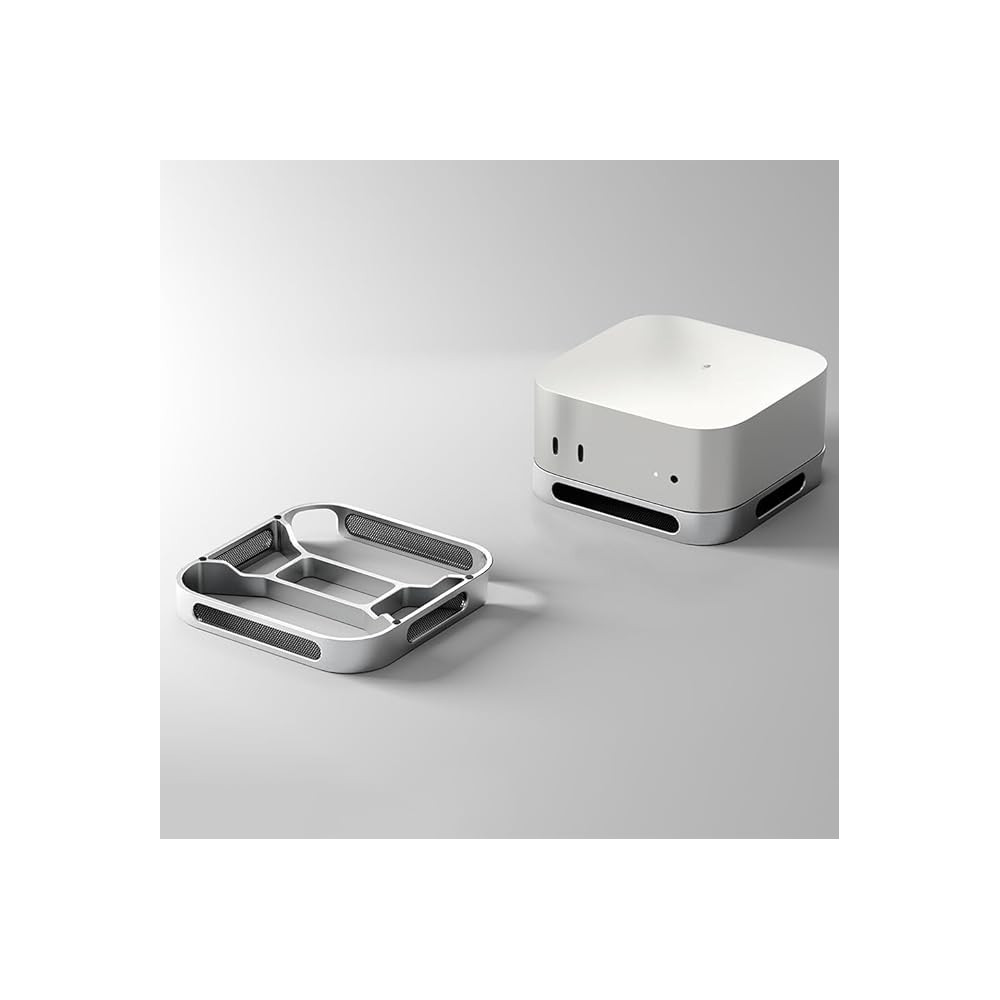 ALUMINIOWY STOJAK METALOWY PODSTAWKA POD iMACA SIATKOWA OSŁONA