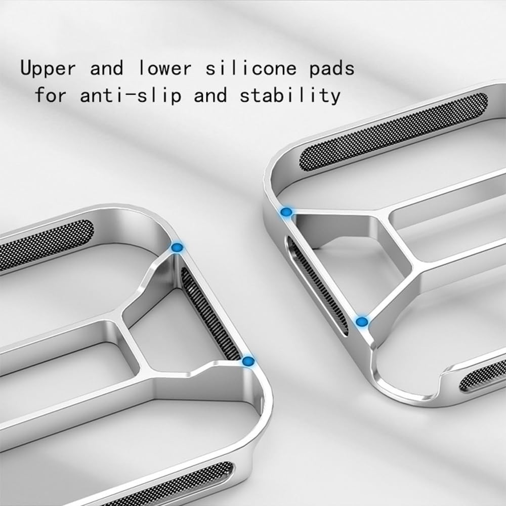 ALUMINIOWY STOJAK METALOWY PODSTAWKA POD iMACA SIATKOWA OSŁONA