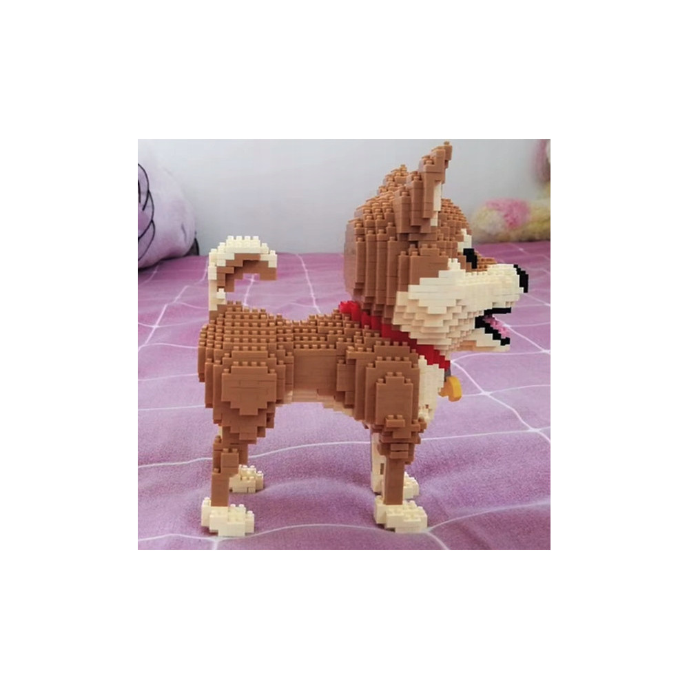 KLOCKI KONSTRUKCYJNE PIES SHIBA DOG 1850 ELEMENTÓW DLA DZIECI