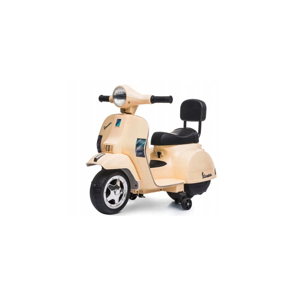 SKUTER NA AKUMULATOR VESPA GTS 300 Mini DLA DZIECI BEŻOWY