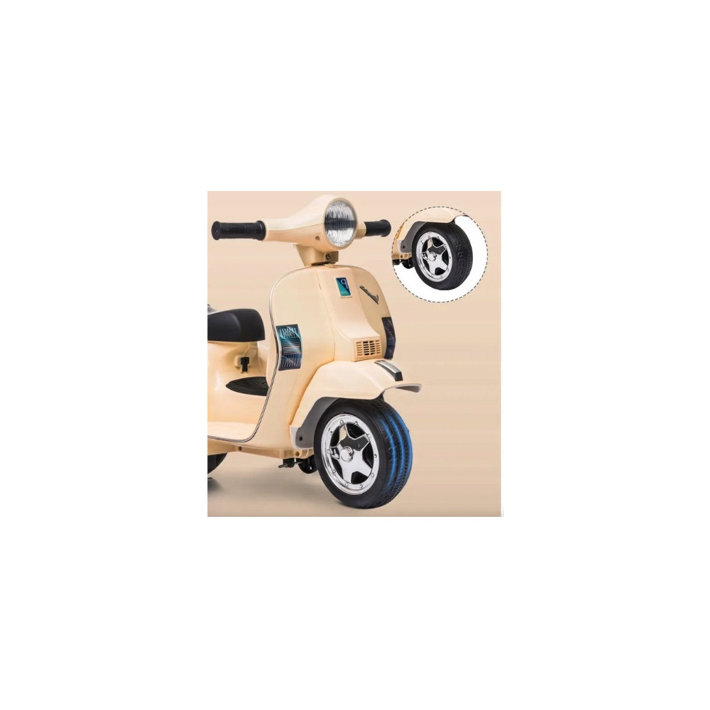 SKUTER NA AKUMULATOR VESPA GTS 300 Mini DLA DZIECI BEŻOWY