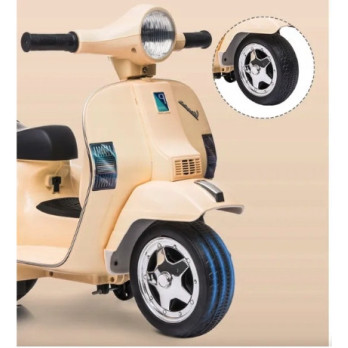 SKUTER NA AKUMULATOR VESPA GTS 300 Mini DLA DZIECI BEŻOWY