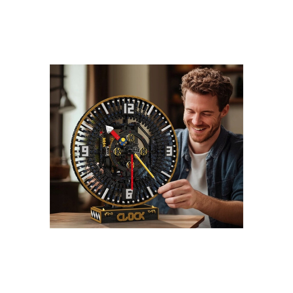 Klocki MOULD KING 10160 – Zegar mechaniczny Grand Clock 3675 części