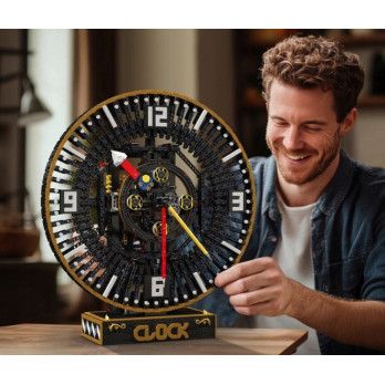 Klocki MOULD KING 10160 – Zegar mechaniczny Grand Clock 3675 części