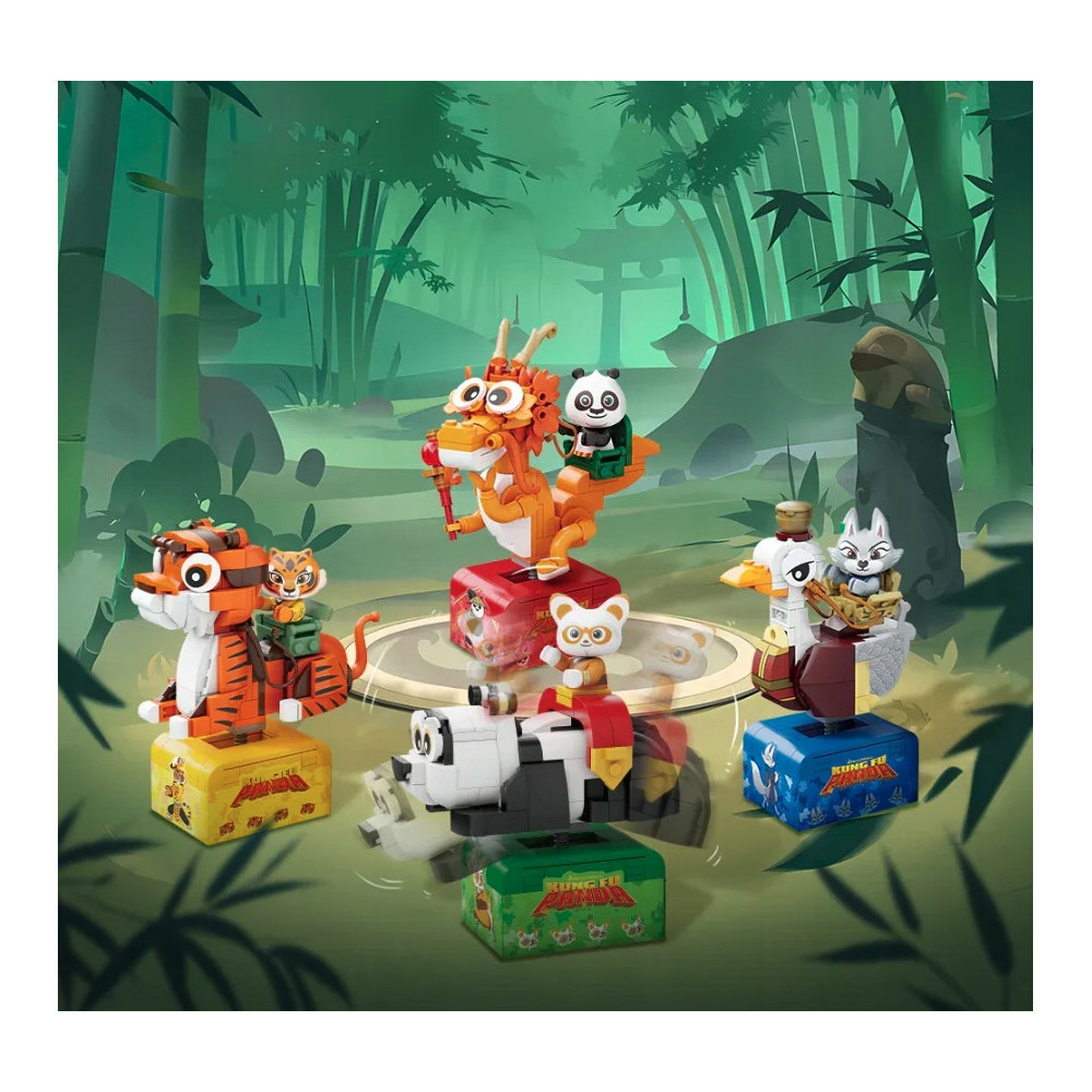 Klocki Pantasy Zestaw - Kungfu Panda Po's Crane Żuraw Po 86510 Prezent