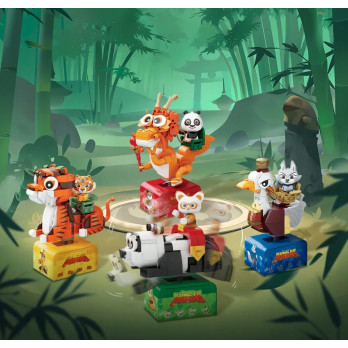 Klocki Pantasy Zestaw - Kungfu Panda Po's Crane Żuraw Po 86510 Prezent