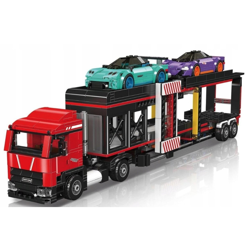 Zestaw MOULD KING 24078 – Transporter samochodów sportowych Laweta Klocki