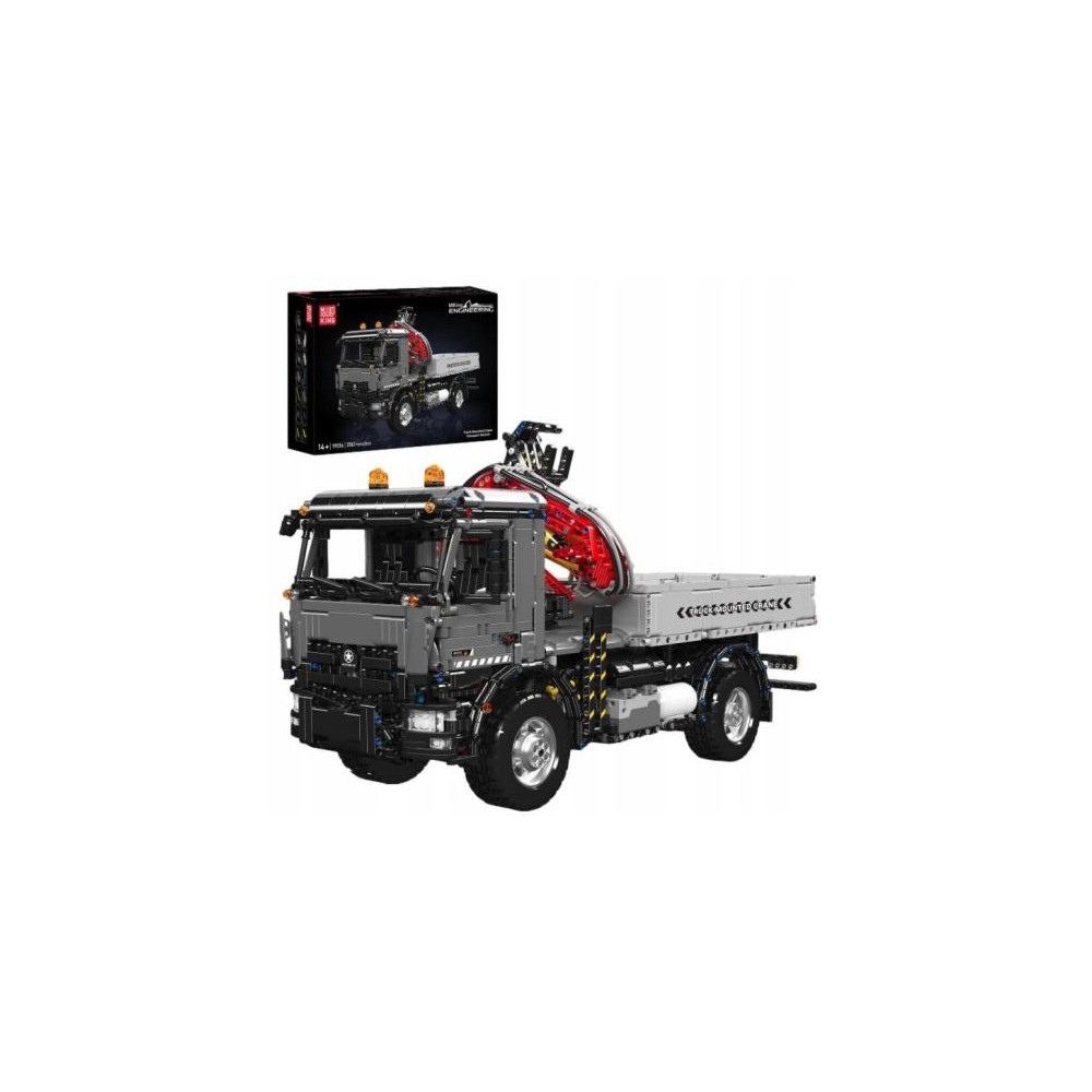 KLOCKI MOULD KING 19016 DŹWIG NA CIĘŻARÓWCE ŻURAW SAMOCHODOWY MOBILNY RC