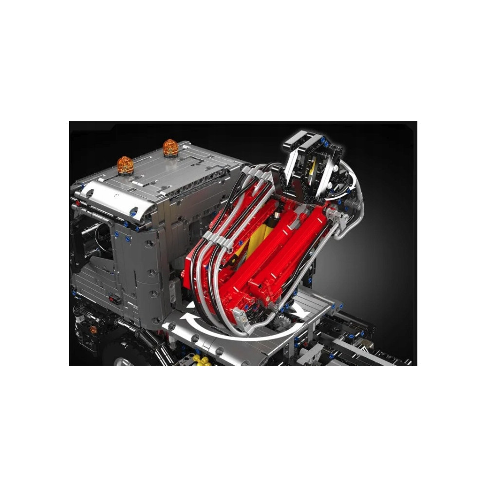 KLOCKI MOULD KING 19016 DŹWIG NA CIĘŻARÓWCE ŻURAW SAMOCHODOWY MOBILNY RC