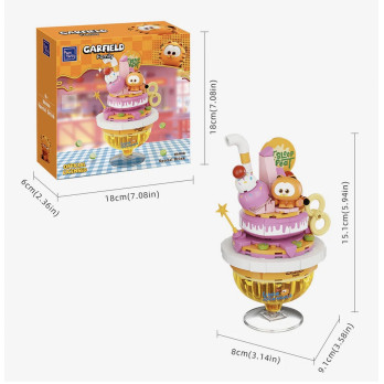 PANTASY Klocki 86806 Special Drink Garfield Foodie Series Zestaw Klocków 3D