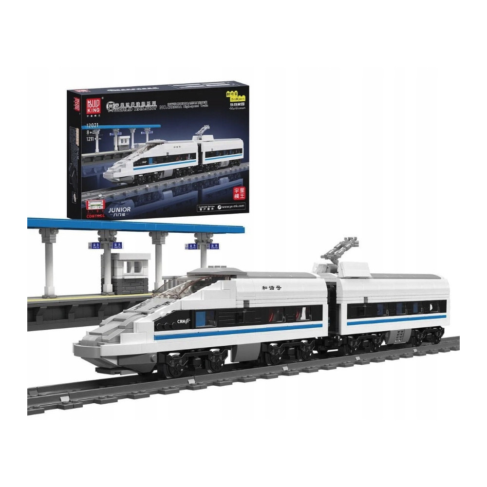 MOULD KING 12021 Pociąg CRH380A High-Speed Train ZDALNIE STEROWANY ZESTAW