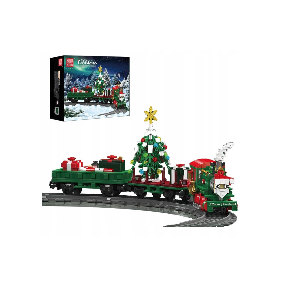 MOULD KING 12039 XMAS ŚWIĄTECZNY POCIĄG LOKOMOTYWA ŚWIĘTA ZESTAW KLOCKÓW