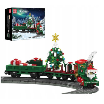 MOULD KING 12039 XMAS ŚWIĄTECZNY POCIĄG LOKOMOTYWA ŚWIĘTA ZESTAW KLOCKÓW
