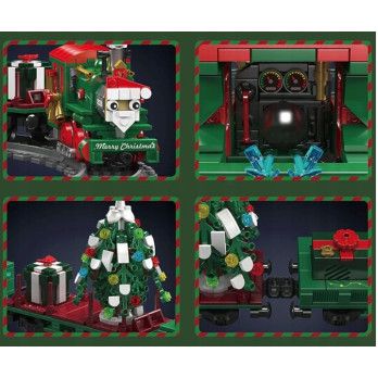 MOULD KING 12039 XMAS ŚWIĄTECZNY POCIĄG LOKOMOTYWA ŚWIĘTA ZESTAW KLOCKÓW