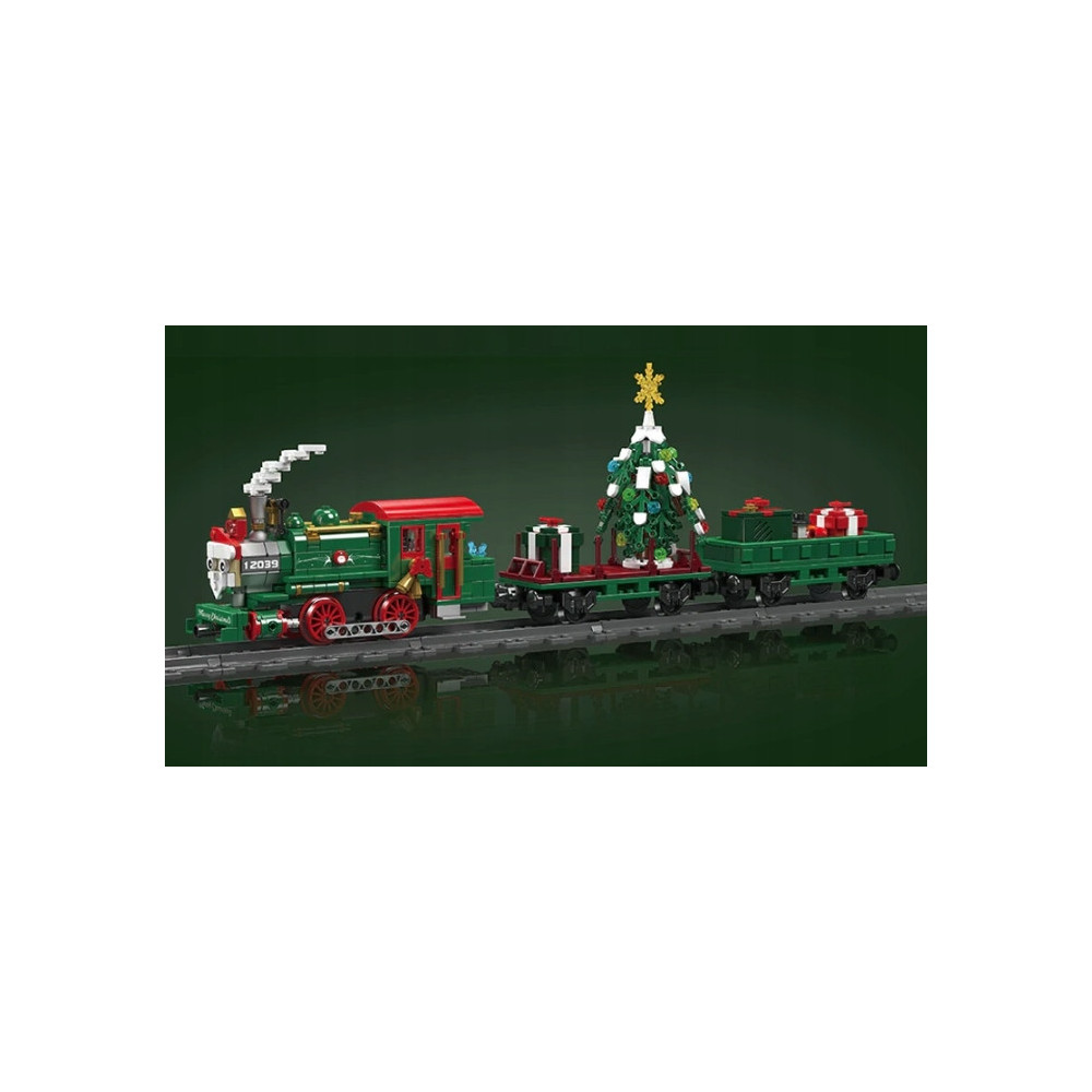MOULD KING 12039 XMAS ŚWIĄTECZNY POCIĄG LOKOMOTYWA ŚWIĘTA ZESTAW KLOCKÓW