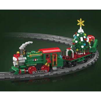 MOULD KING 12039 XMAS ŚWIĄTECZNY POCIĄG LOKOMOTYWA ŚWIĘTA ZESTAW KLOCKÓW