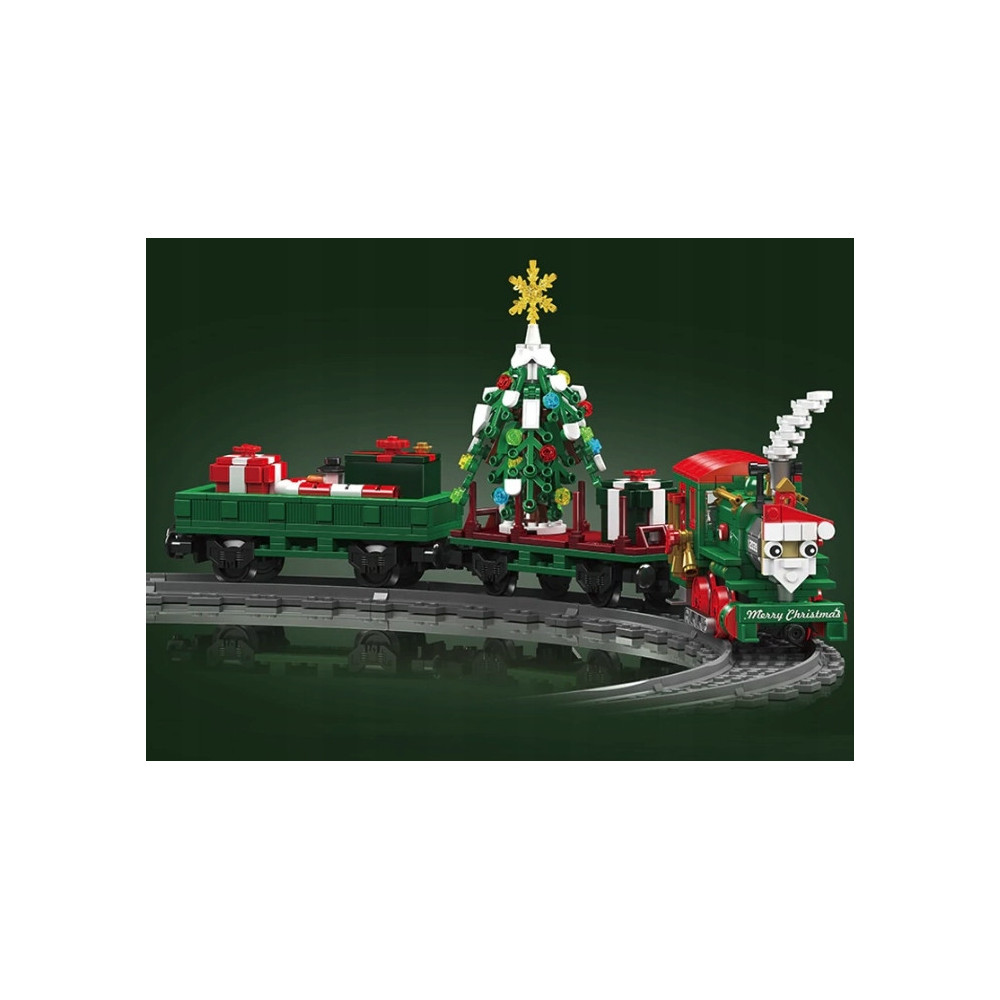 MOULD KING 12039 XMAS ŚWIĄTECZNY POCIĄG LOKOMOTYWA ŚWIĘTA ZESTAW KLOCKÓW