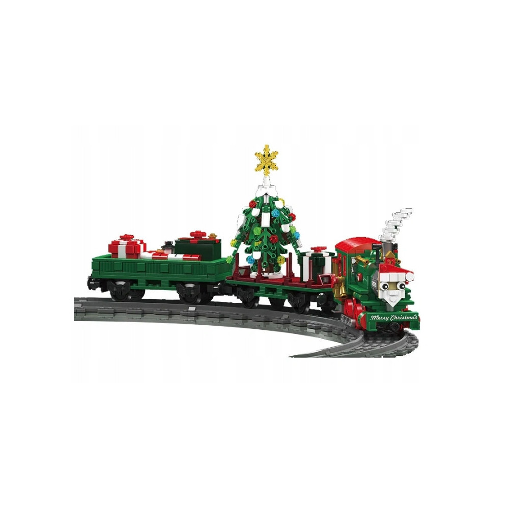 MOULD KING 12039 XMAS ŚWIĄTECZNY POCIĄG LOKOMOTYWA ŚWIĘTA ZESTAW KLOCKÓW
