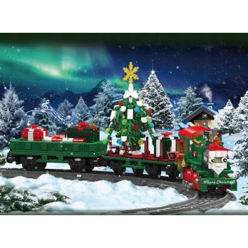 MOULD KING 12039 XMAS ŚWIĄTECZNY POCIĄG LOKOMOTYWA ŚWIĘTA ZESTAW KLOCKÓW