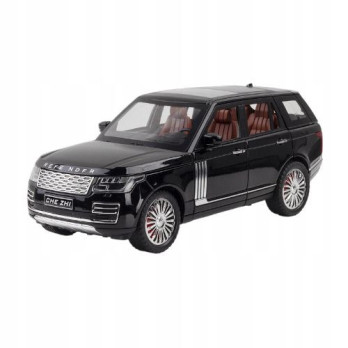 LAND ROVER RANGE ROVER METALOWY MODEL SAMOCHODU 1:24 DŹWIĘK ŚWIATŁO CZARNY