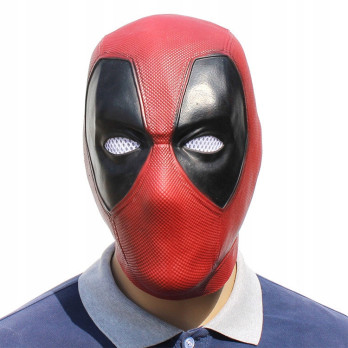 MASKA DEADPOOL MARVEL IMPREZOWA HALLOWEEN PRZEBRANIE GADŻET LATEKS