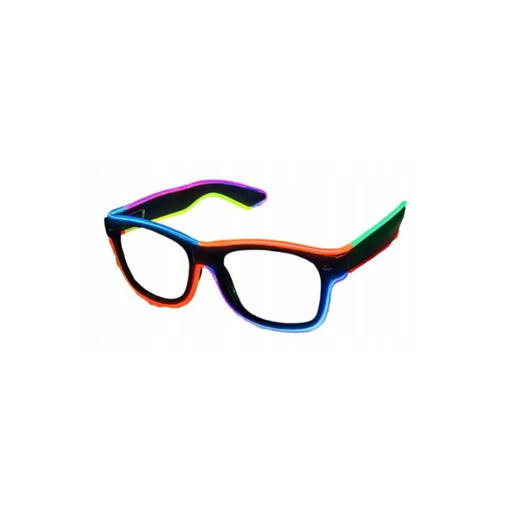 OKULARY LED SHUTTER ŚWIECĄCE OKULARY IMPREZOWE NEONOWE IMPREZA GADŻETY