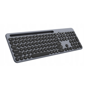 ZESTAW BEZPRZEWODOWY KLAWIATURA BEZPRZEWODOWA + MYSZ CICHA USB SZARA