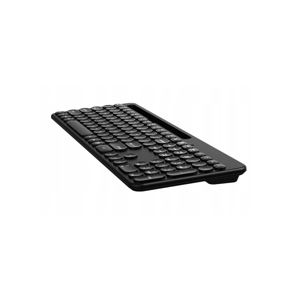 ZESTAW BEZPRZEWODOWY KLAWIATURA BEZPRZEWODOWA + MYSZ CICHA USB CZARNA
