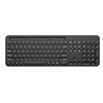 ZESTAW BEZPRZEWODOWY KLAWIATURA BEZPRZEWODOWA + MYSZ CICHA USB CZARNA