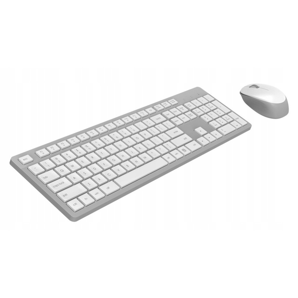 ZESTAW BEZPRZEWODOWY KLAWIATURA BEZPRZEWODOWA K786 + MYSZ CICHA USB