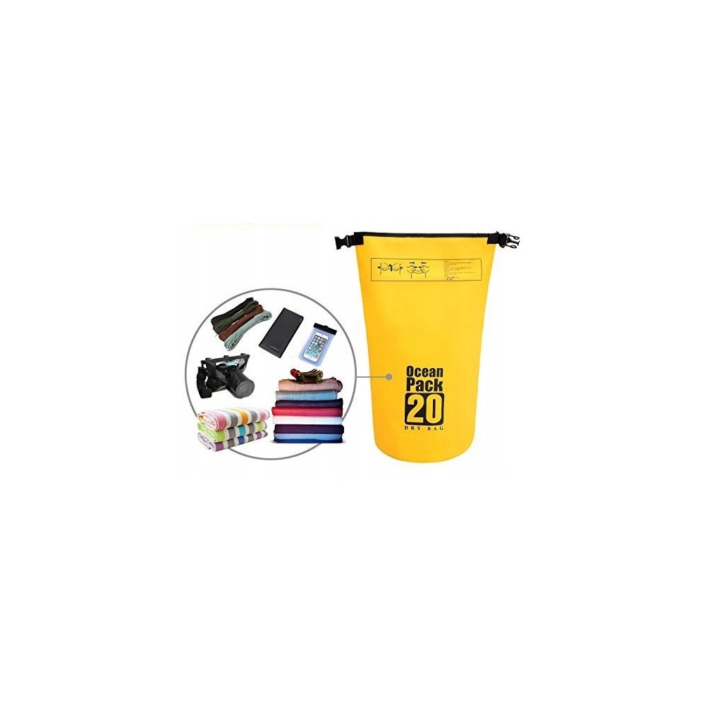 PLECAK WODOODPORNY OCEAN PACK DRY BAG TORBA 20L ŻÓŁTA YELLOW