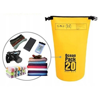 PLECAK WODOODPORNY OCEAN PACK DRY BAG TORBA 20L ŻÓŁTA YELLOW