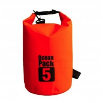 WOREK WODOODPORNY OCEAN PACK DRY BAG TORBA 5L CZERWONY RED