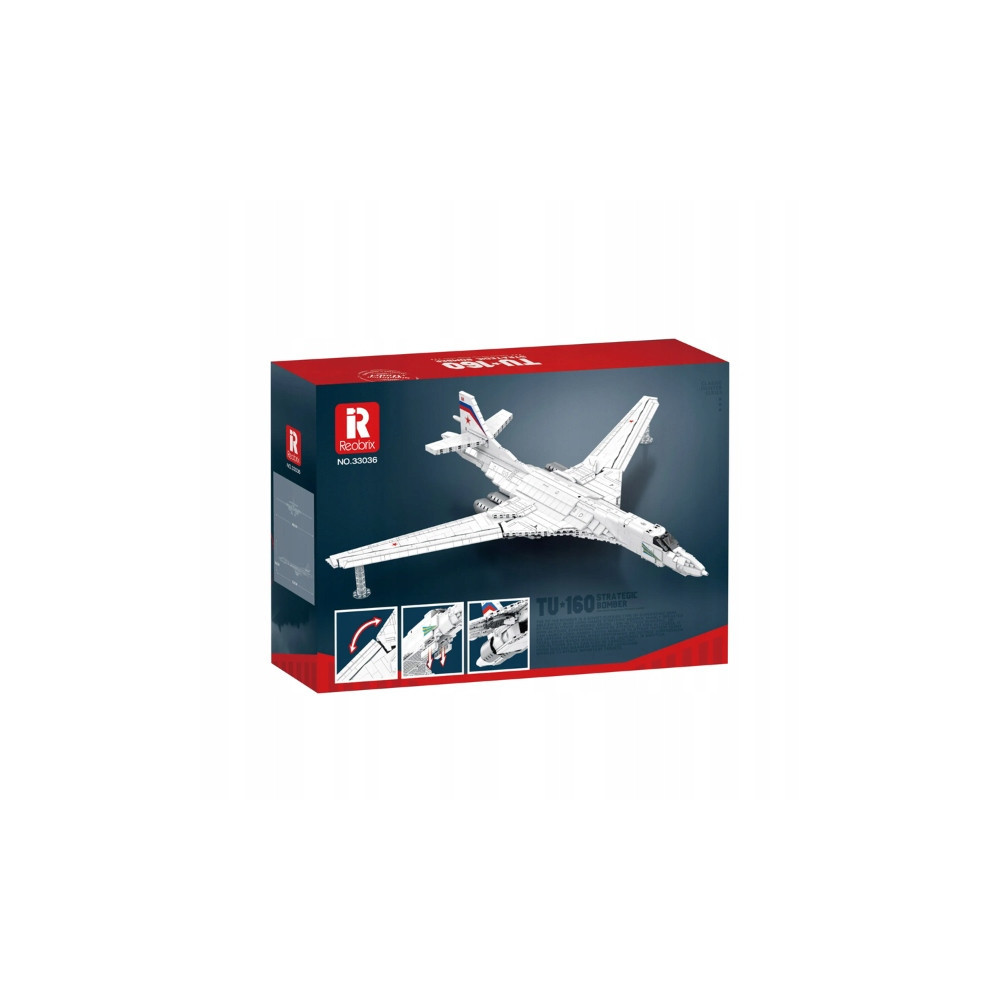 KLOCKI REOBRIX ROSYJSKI BOMBOWIEC PONADDŹWIĘKOWY TU160 1598 PCS TECHNIK