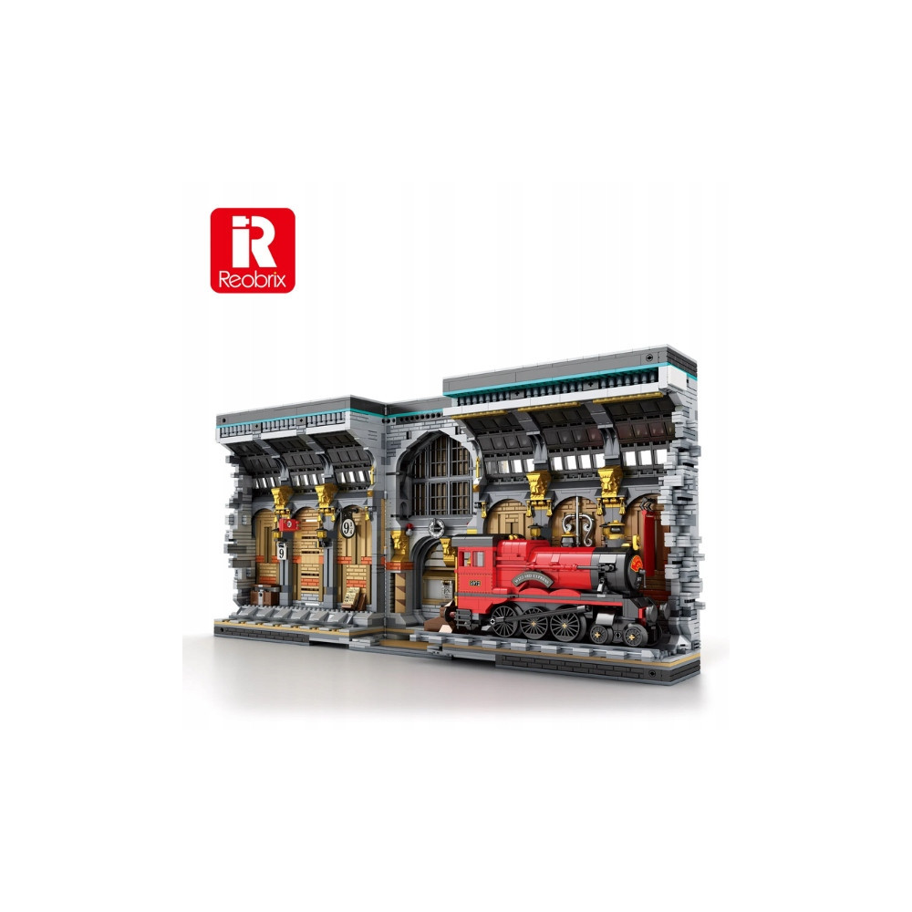KLOCKI REOBRIX MAGIC RAILWAY STATION STREET VIEW BOOK 2795 PCS TECHNIC