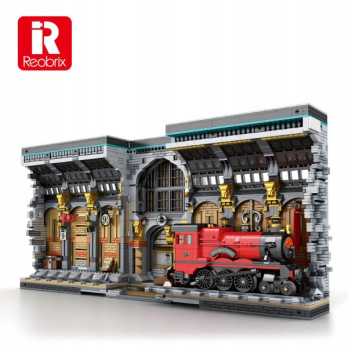 KLOCKI REOBRIX MAGIC RAILWAY STATION STREET VIEW BOOK 2795 PCS TECHNIC